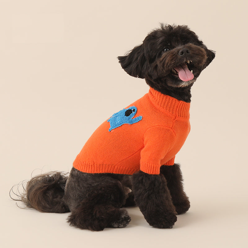 Korean Design Knitted Gorilla Dog / Cat Jumper - Pink / Orange / Blue / Green