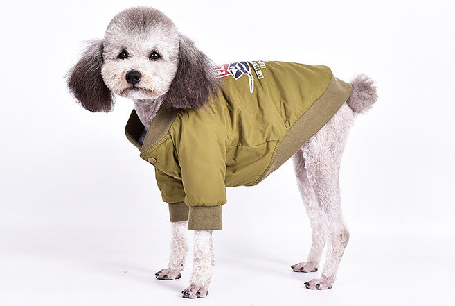 Dog Bomber Jacket Fly High with Inner Fleece (2 colours)