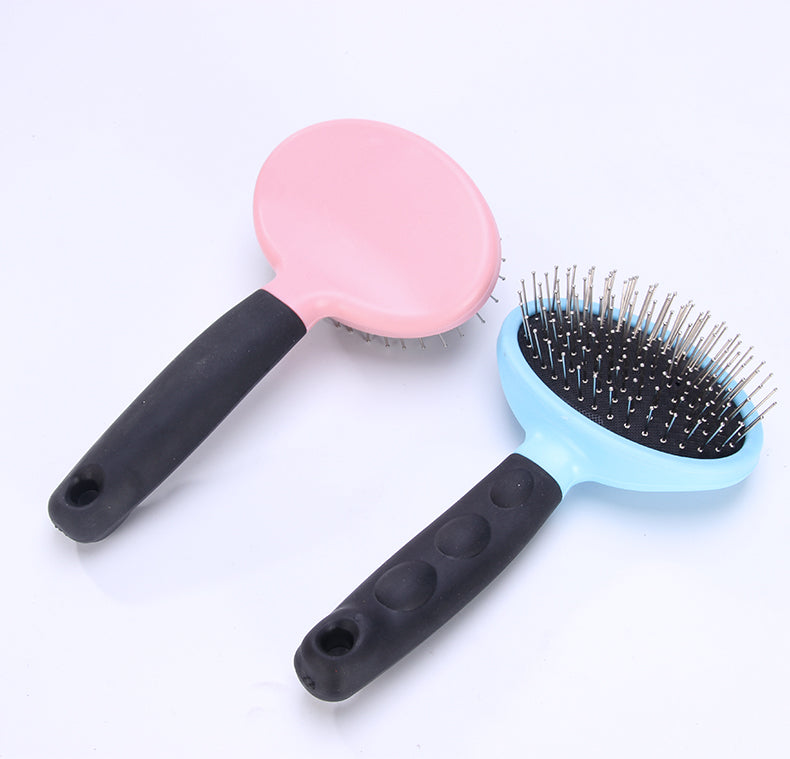 Cat / Dog Grooming Detangle Shedding Comb - Pink / Blue