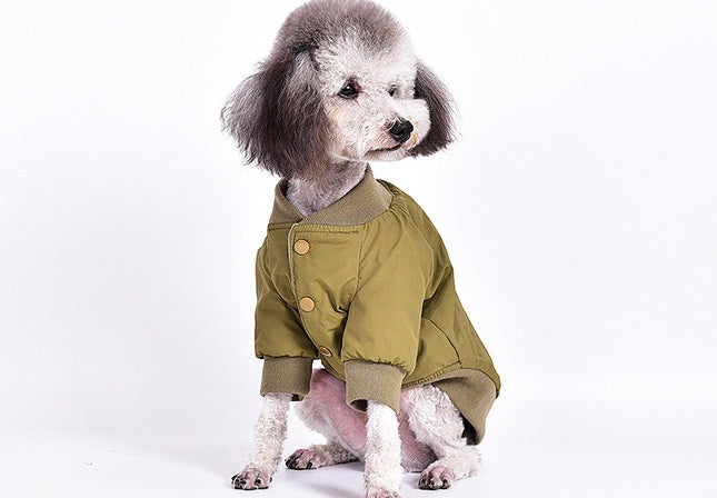 Dog Bomber Jacket Fly High with Inner Fleece (2 colours)