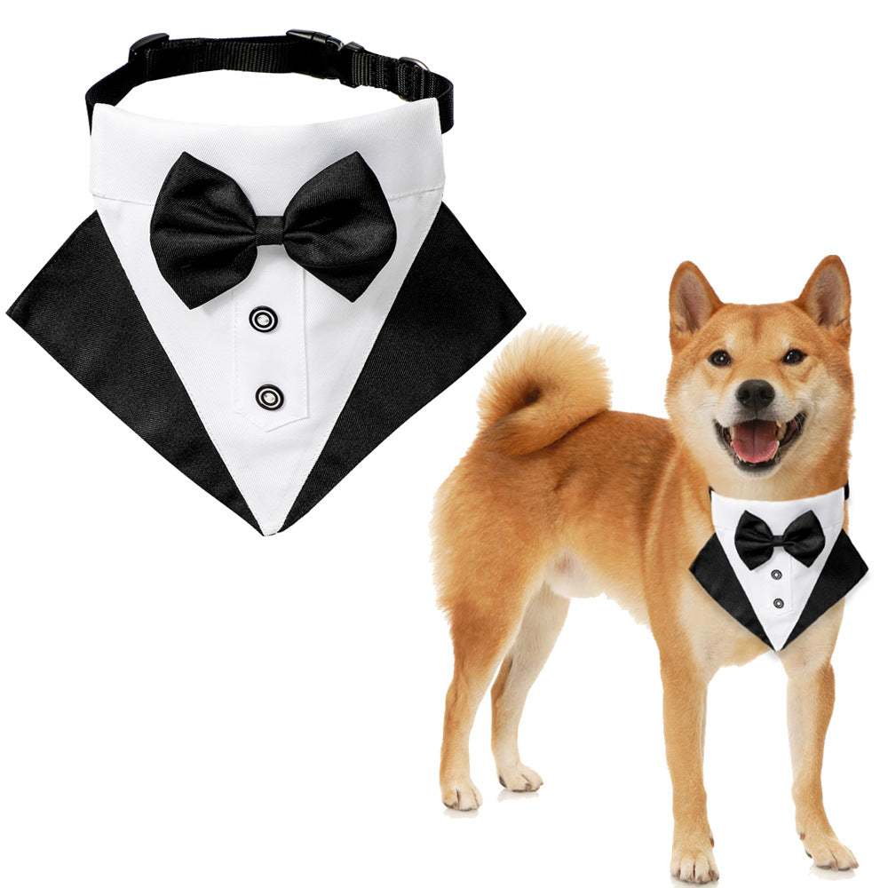 Dog Collar Tuxedo Costume