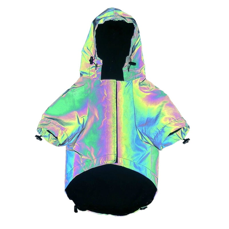 Reflective Raincoat with Fleece lining