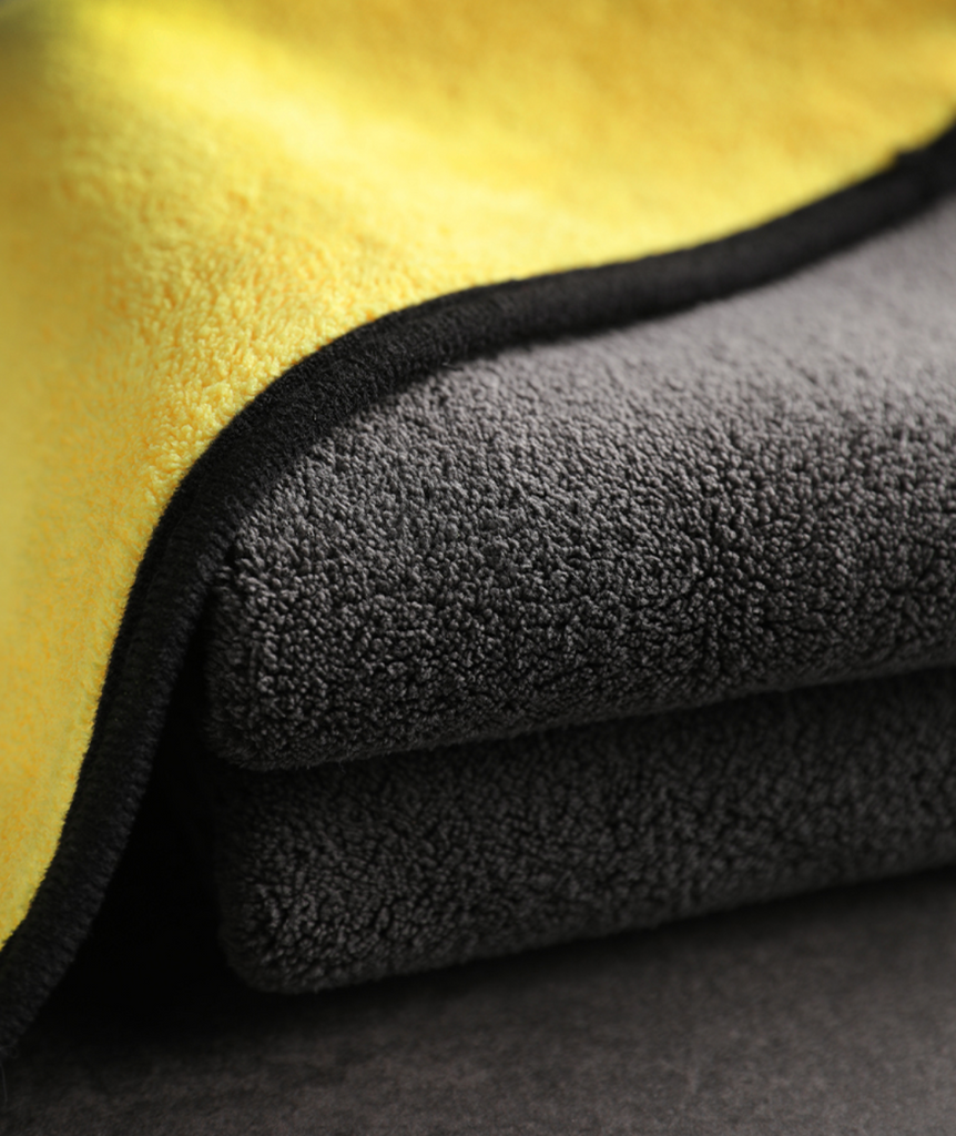 Pet Quick Drying Towel (Grey+Yellow)