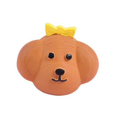Japanese Design Dog Face Squeaky Toy